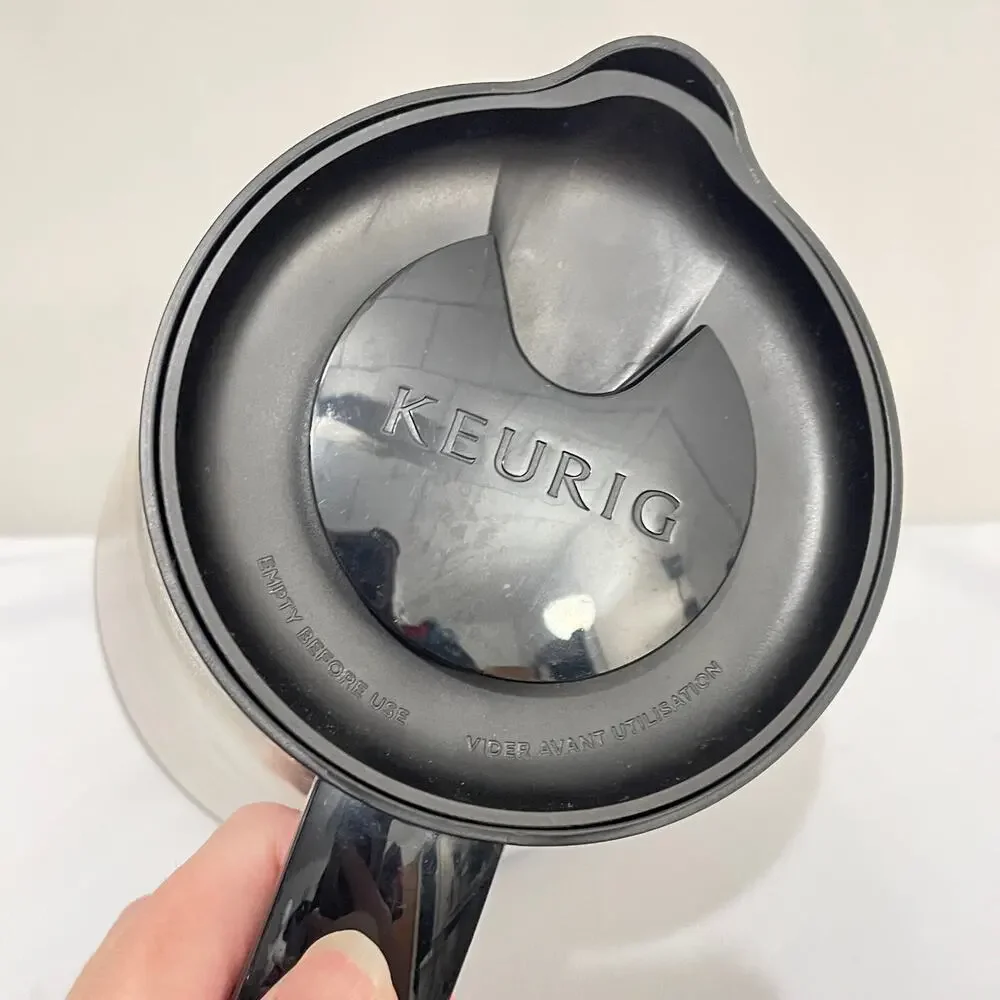 Keurig 2.0 Brushed Stainless Steel 32 Oz Thermal Coffee Pot Carafe & Lid